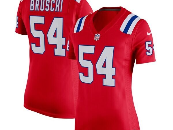 Tedy Bruschi New England Patriots Nike Women's Retired Game Jersey - Red/Navy