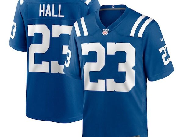 Darren Hall Indianapolis Colts Nike Team Game Jersey - Royal