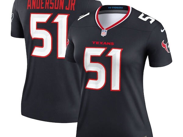 Will Anderson Jr. Houston Texans Nike Women's Legend Player Performance Top -  Navy