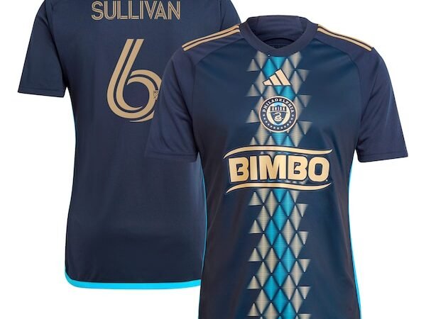 Cavan Sullivan Philadelphia Union adidas 2024 Primary Replica Player Jersey - Navy