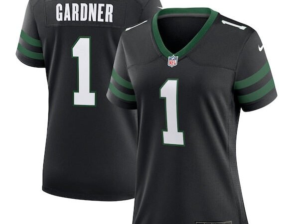 Ahmad Sauce Gardner New York Jets Nike Women's Alternate Game Jersey - Legacy Black/Green/White