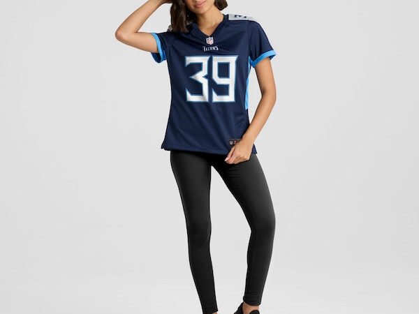 Darrell Baker Jr Tennessee Titans Nike Women's Game Jersey - Navy