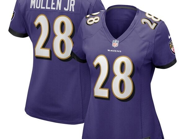 Trayvon Mullen Jr. Baltimore Ravens Nike Women's Team Game Jersey -  Purple