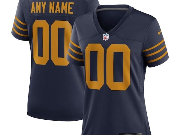 Green Bay Packers Nike Women's The 1923 Classic Game Custom Jersey - Navy/Green