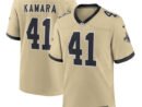 Alvin Kamara New Orleans Saints Nike Gameday Golds Alternate Game Player Jersey - Gold/Black/White