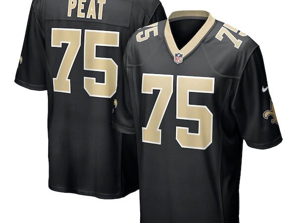 Andrus Peat New Orleans Saints Nike Game Jersey - Black