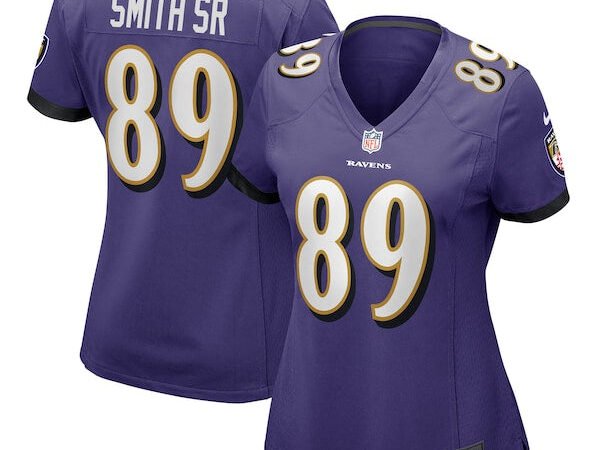 Steve Smith Sr. Baltimore Ravens Nike Women's Retired Player Game Jersey - Purple