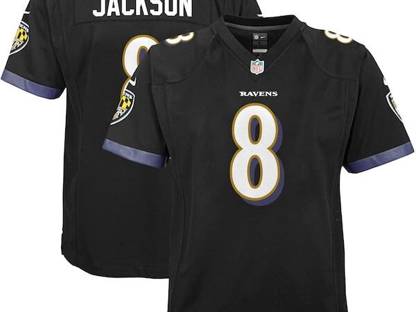 Lamar Jackson Baltimore Ravens Nike Youth Game Jersey - Black