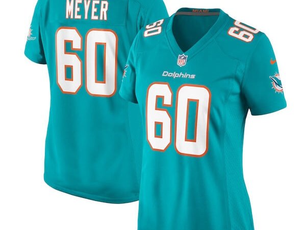 Andrew Meyer Miami Dolphins Nike Women's  Game Jersey -  Aqua