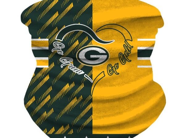 GREEN BAY PACKERS & FLAG FACE MASK BANDANAS