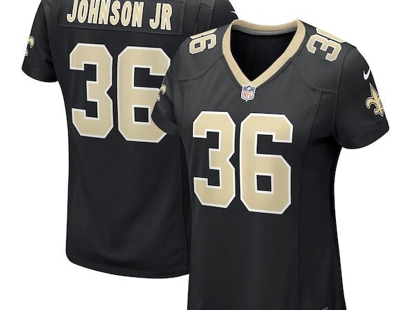 Anthony Johnson New Orleans Saints Nike Women's Team Game Jersey -  Black
