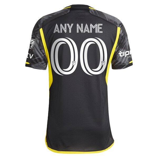 Columbus Crew adidas 2024 VeloCITY Kit Authentic Custom Jersey - Black