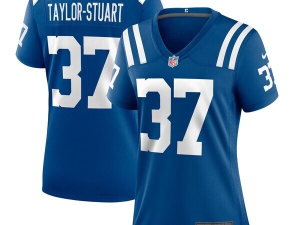 Isaac Taylor-Stuart Indianapolis Colts Nike Women's Team Game Jersey - Royal
