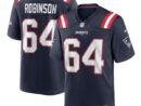 Layden Robinson New England Patriots Nike  Game Jersey -  Navy