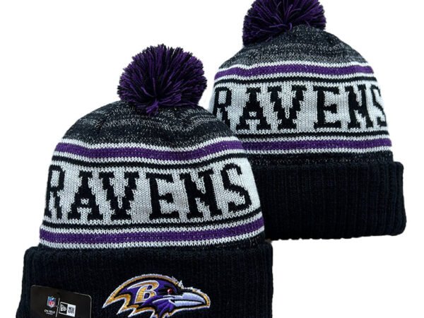 BALTIMORE RAVENS KNIT HAT
