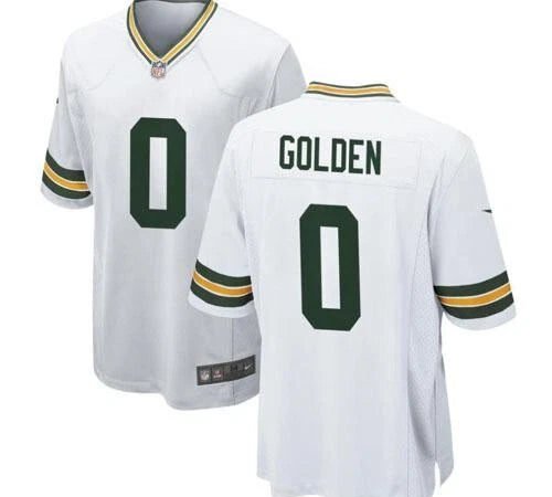 Matthew Golden Green Bay Packers Nike Game Jersey - White
