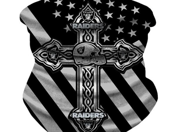 LAS VEGAS RAIDERS & CLEVELAND BROWNS FACE MASK BANDANAS