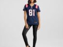 Austin Hooper New England Patriots Nike Women's  Game Jersey -  Navy
