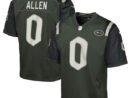 Braelon Allen New York Jets Nike Youth 2025 Rivalries Collection Game Jersey - Gotham Green
