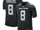 Aaron Rodgers New York Jets Nike Youth Game Jersey - Black/Green/White