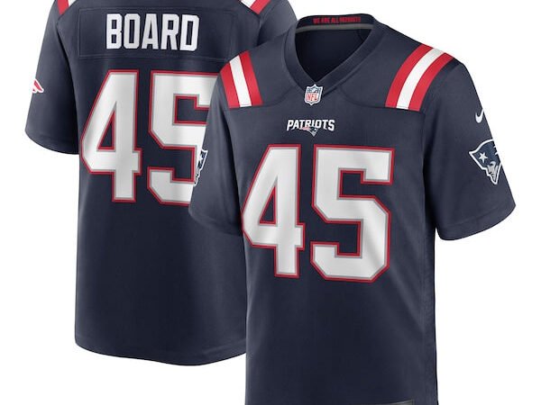 Chris Board New England Patriots Nike Game Player Jersey - Navy