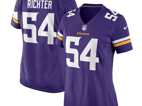 Bo Richter Minnesota Vikings Nike Women's Team Game Jersey -  Purple