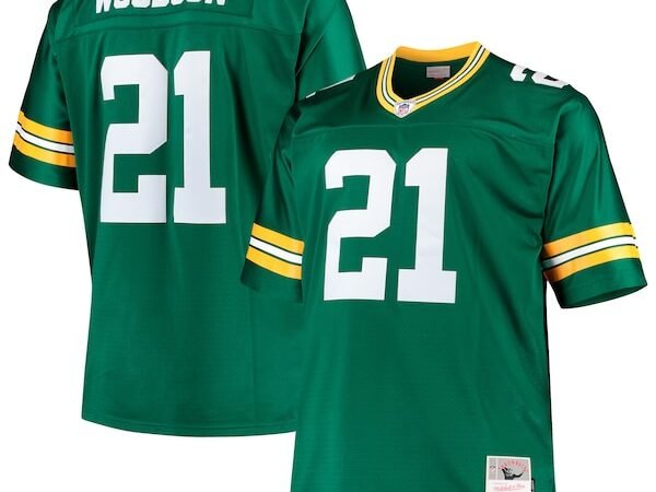 Charles Woodson Green Bay Packers Big & Tall 2010 Retired Player Replica Jersey - Green