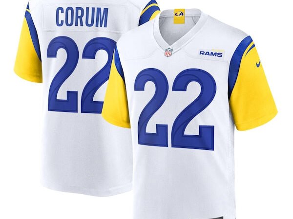 Blake Corum Los Angeles Rams Nike Game Jersey -  White