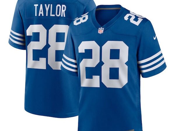 Jonathan Taylor Indianapolis Colts Nike Game Player Jersey - Royal/White