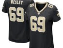 Barry Wesley New Orleans Saints Nike Women's Team Game Jersey -  Black