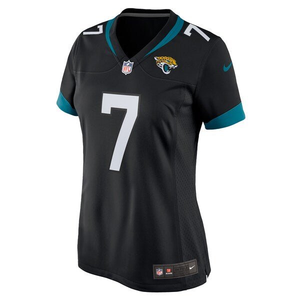 Byron Leftwich Jacksonville Jaguars Nike Women's Alternate Retired Player Game Jersey - Black/Teal