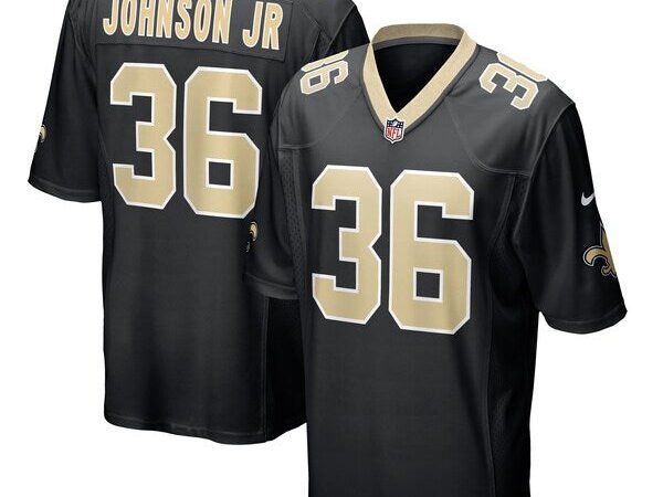 Anthony Johnson New Orleans Saints Nike Team Game Jersey -  Black