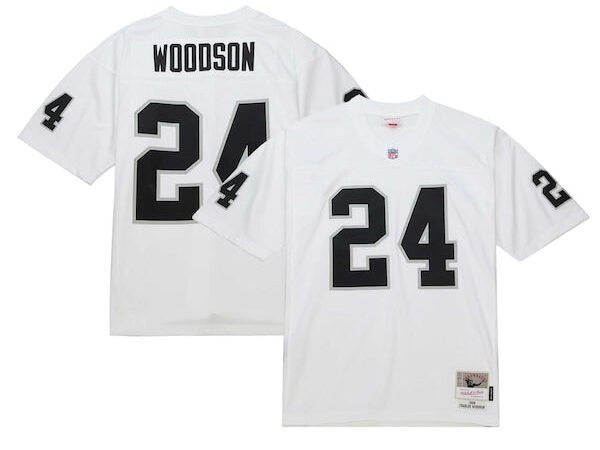 Charles Woodson Las Vegas Raiders Legacy Replica Jersey - White