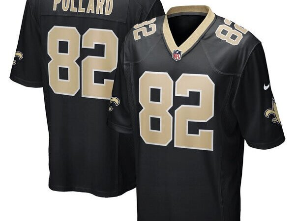 Bob Pollard New Orleans Saints Nike Game Retired Player Jersey - Black