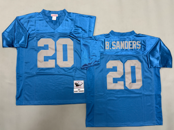 Barry Sanders Detroit Lions Authentic Throwback Retired Player Jersey