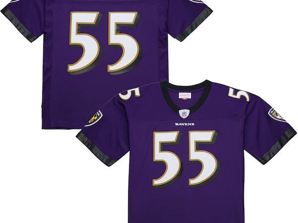Terrell Suggs Baltimore Ravens  2003 Legacy Replica Jersey - Purple