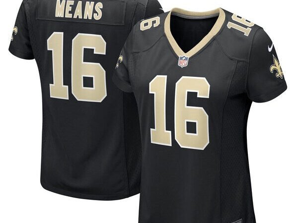 Bub Means New Orleans Saints Nike Women's Game Jersey - Black