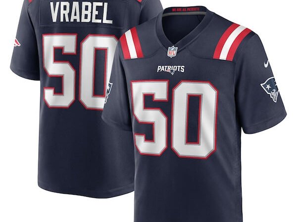 Mike Vrabel New England Patriots Nike Game Retired Player Jersey - Navy