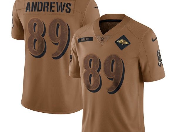 Mark Andrews Baltimore Ravens Nike 2023 Salute To Service Limited Jersey - Brown