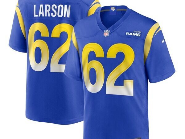 Blake Larson Los Angeles Rams Nike Game Jersey -  Royal