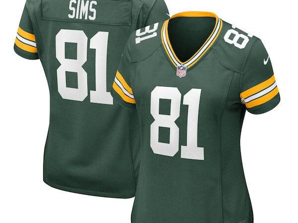 Ben Sims Green Bay Packers Nike Women's Team Game Jersey -  Green