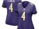 Zay Flowers Baltimore Ravens Nike Women's Team Game Jersey - Purple