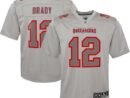 Tom Brady Tampa Bay Buccaneers Nike Youth Atmosphere Game Jersey - Gray