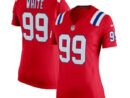 Keion White New England Patriots Nike Women's Alternate Team Game Jersey - Red/Navy/White