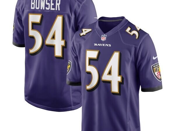 Tyus Bowser Baltimore Ravens Nike Game Player Jersey - Purple
