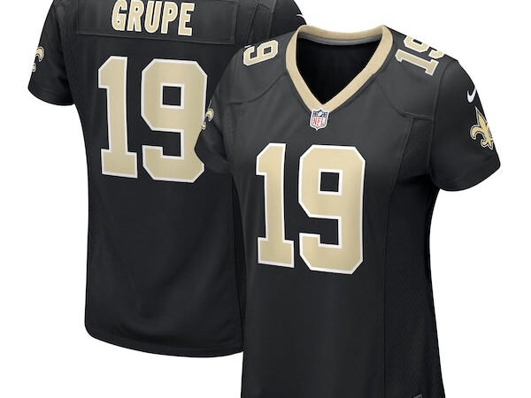 Blake Grupe New Orleans Saints Nike Women's Team Game Jersey -  Black