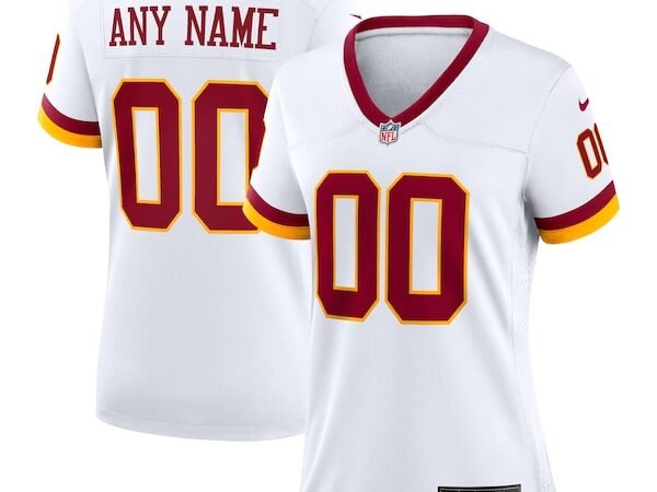 Women's Nike Washington Commanders Super Bowl Era Custom Game Jersey - White/Burgundy
