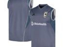 Columbus Crew adidas 2024 AREOREADY Sleeveless Training Jersey - Gray