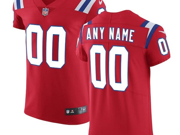 New England Patriots Nike Vapor Untouchable Custom Elite Jersey - Red