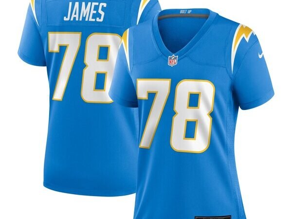 Andre James Los Angeles Chargers Nike Women's Team Game Jersey -  Powder Blue